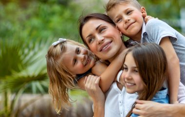 Portrait,Of,A,Nice,Young,Mother,With,Pleasure,Spending,Time