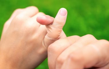 Close,Up,Of,Medical,Plaster,That,Binds,Two,Little,Fingers