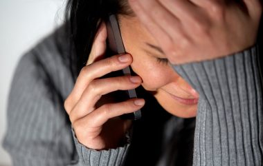 People,,Helpline,And,Domestic,Violence,Concept,-,Close,Up,Of