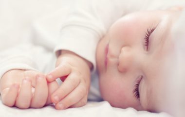 Close Up,portrait,of,a,beautiful,sleeping,baby,on,white