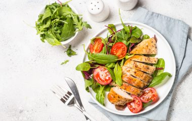 Chicken,fillet,with,salad.,healthy,food,,keto,diet,,diet,lunch
